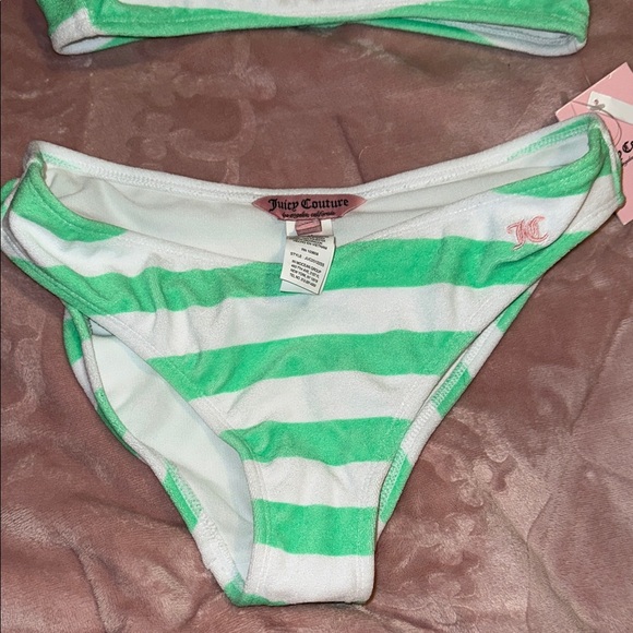 Juicy Couture Striped Regular Size M Bikini Swimwear for Women Viral! NWT summer - Picture 5 of 14